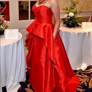 Red Ball Gown